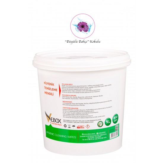 Vebox Easy Wet Wipes Kova Islak Mendil Büyülü Bahçe Kokulu Eko 300'lü