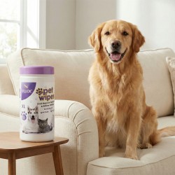 Vebox Easy Pet Wipes Islak Kova Havlu Mendil 64 Adet Evcil Hayvan Temizlik Havlusu