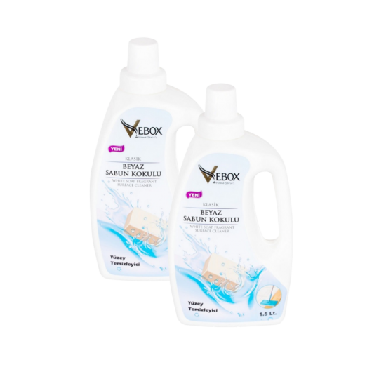 Vebox Beyaz Sabun Kokulu Yüzey Temizleyici 1,5x2 3 lt